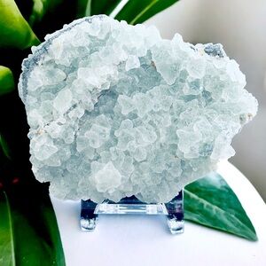 92g Gray Fluorite With Fluorescent Lamellar Calcite